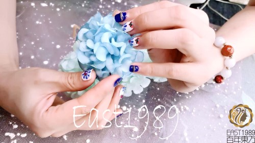 青花美甲怎么做？保定東方技工學(xué)校教你巧做美甲！