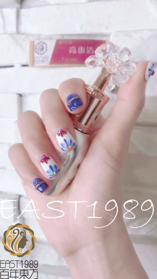  青花美甲怎么做？保定東方技工學(xué)校教你巧做美甲！